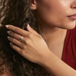 Bague Tanissia Or Blanc Saphir Et Diamant - Bagues solitaires Femme | Histoire d&rsquo;Or