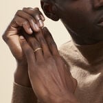 Alliance Marya Carree Diamantee Ruban Plat Or Jaune - Alliances Unisex | Histoire d&rsquo;Or