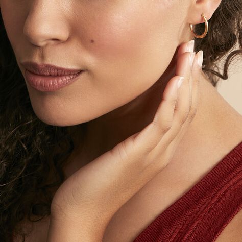 Créoles Verania Or Jaune - Boucles d'oreilles créoles Femme | Histoire d’Or