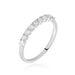 Demi Alliance Eloise Platine Blanc Diamant - Alliances Femme | Histoire d’Or