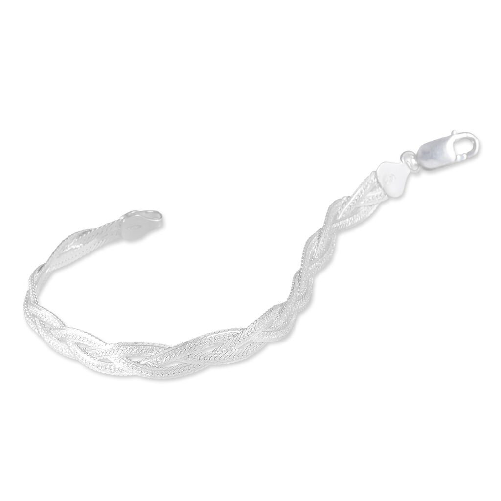 Bracelet Elae Argent Blanc - Bracelets chaîne Femme | Histoire d’Or