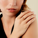 Bague Dmitrii Or Jaune Diamant Synth&eacute;tique - Bagues solitaires Femme | Histoire d&rsquo;Or