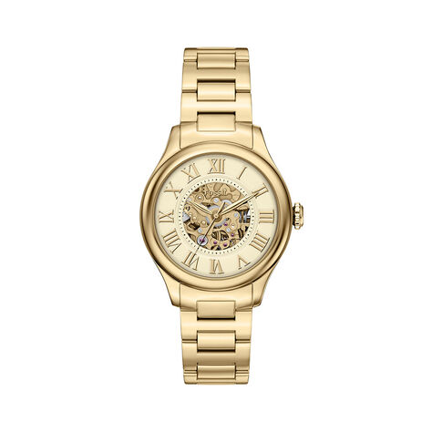 Montre Fossil Gilmore Automatic Dor&eacute; - F&ecirc;te des m&egrave;res Femme | Histoire d&rsquo;Or