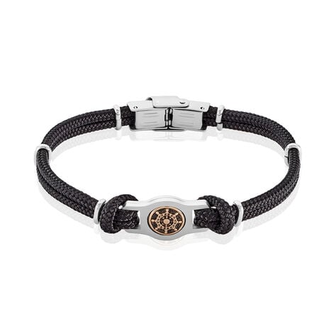 Bracelet Paulette Acier Blanc - Bracelets cordon Homme | Histoire d’Or
