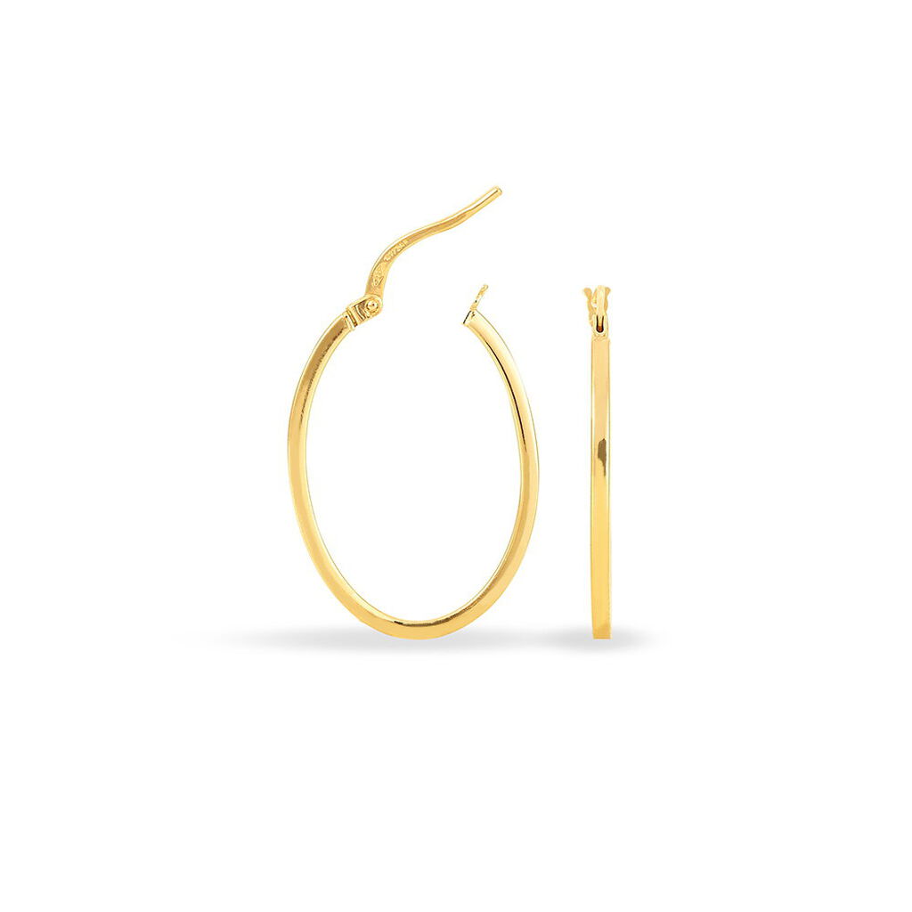 Cr&eacute;oles Telya Or Jaune - Boucles d'oreilles cr&eacute;oles Femme | Histoire d&rsquo;Or