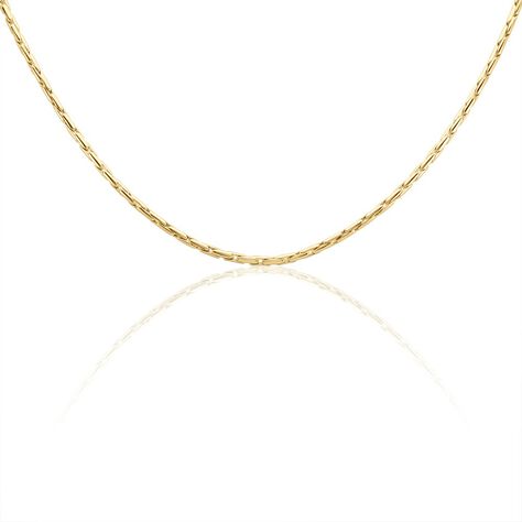 Collier Ernesto Plaqué Or - Chaines Homme | Histoire d’Or