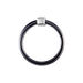 Bague Ceramik Design Argent Blanc Céramique Et Oxyde De Zirconium - Bagues avec pierre Femme | Histoire d’Or