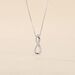Collier Osanna Or Blanc Diamants - Colliers Infini Femme | Histoire d’Or