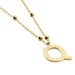 Collier Plaqué Or Jaune Lettra - Colliers fantaisie Femme | Histoire d’Or