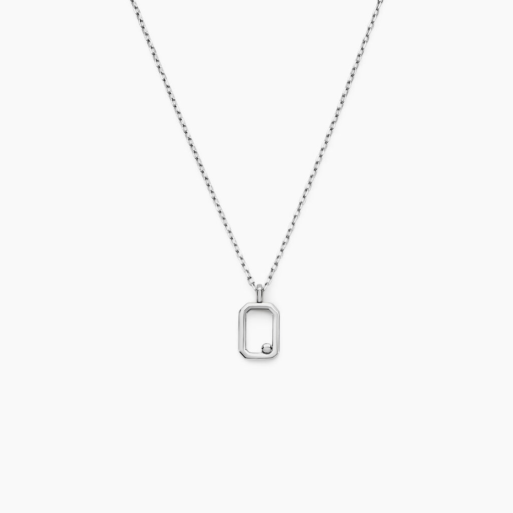 Collier Harmony Argent Blanc - Colliers fantaisie Homme | Histoire d&rsquo;Or