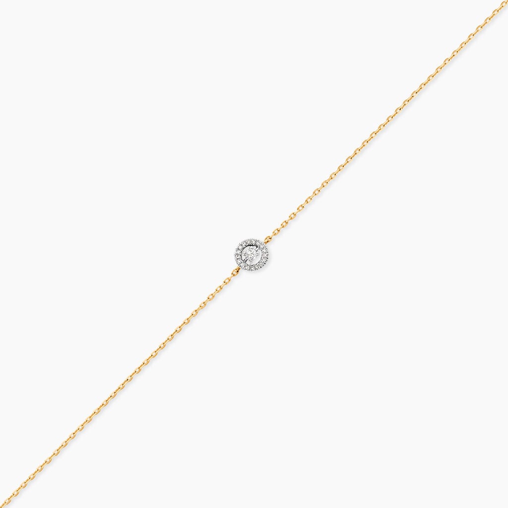 Bracelet Domitia Or Jaune Diamant -  Femme | Histoire d&rsquo;Or
