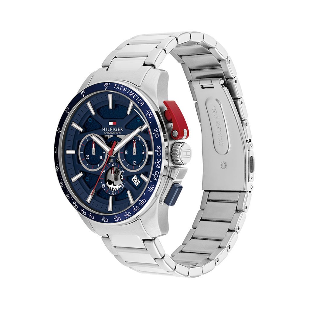 Montre Tommy Hilfiger Bank Bleu - Montres Homme | Histoire d&rsquo;Or