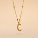 Collier Plaqué Or Jaune Lettra - Colliers fantaisie Femme | Histoire d’Or