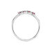 Bague Karrie Argent Blanc Oxyde De Zirconium - Bagues avec pierre Femme | Histoire d’Or