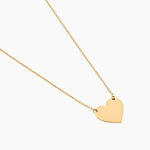 Collier Helenia Coeur Gravable Or Jaune - Cadeaux de naissance Enfant | Histoire d&rsquo;Or