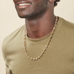 Collier William Plaqu&eacute; Or Jaune - Chaines Homme | Histoire d&rsquo;Or