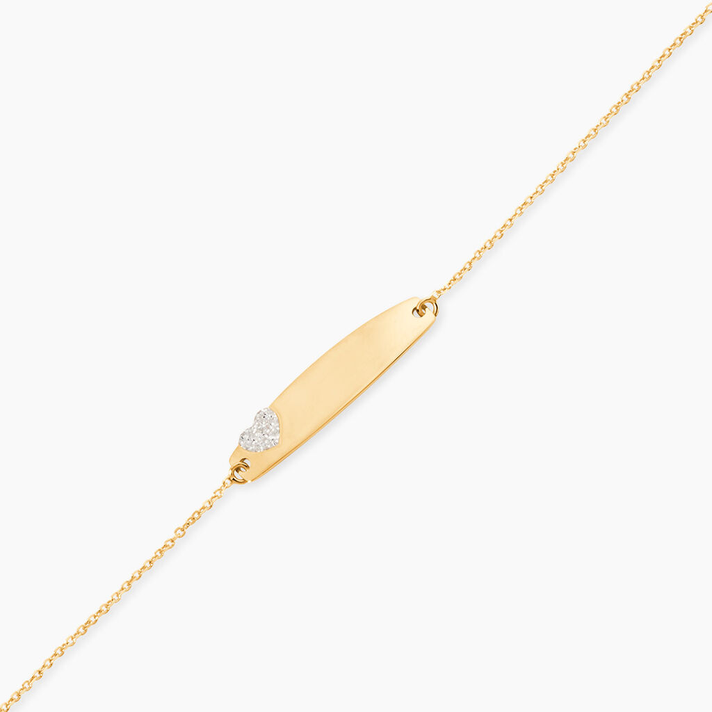 Bracelet Identit&eacute; Marcel Or Jaune - Bracelets Communion Enfant | Histoire d&rsquo;Or