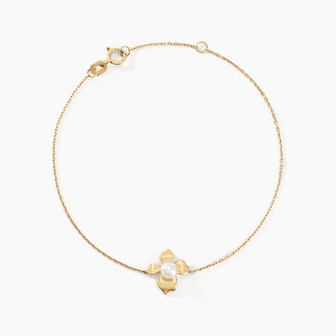 Bracelet Audley Or Jaune Perle De Culture - Bracelets Femme | Histoire d&rsquo;Or