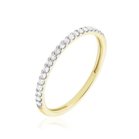 Bague Gizella Or Jaune Diamant - Alliances Femme | Histoire d’Or