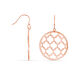 Boucles D'oreilles Pendantes Nevenka Acier Rose - Boucles d'oreilles fantaisie Femme | Histoire d’Or