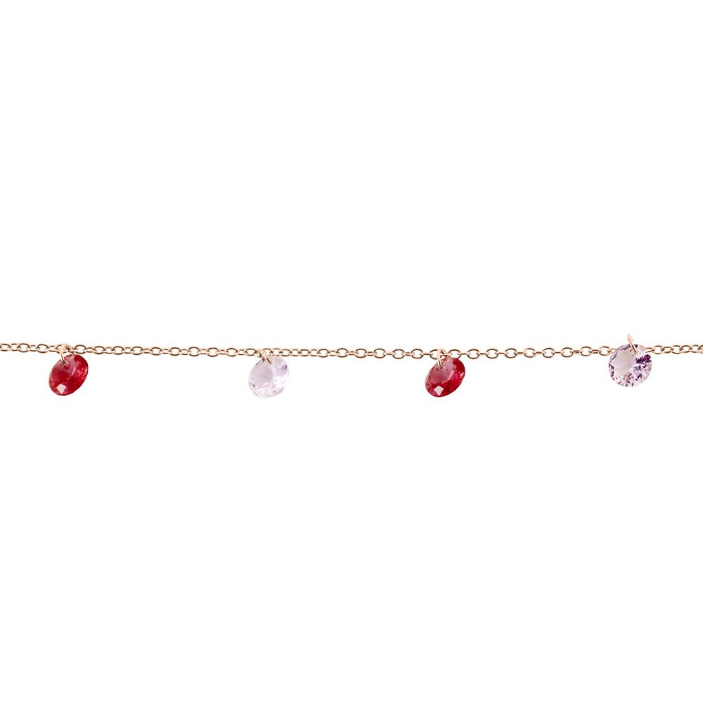 Bracelet Murial Argent Rose Oxyde De Zirconium - Bracelets Femme | Histoire d’Or