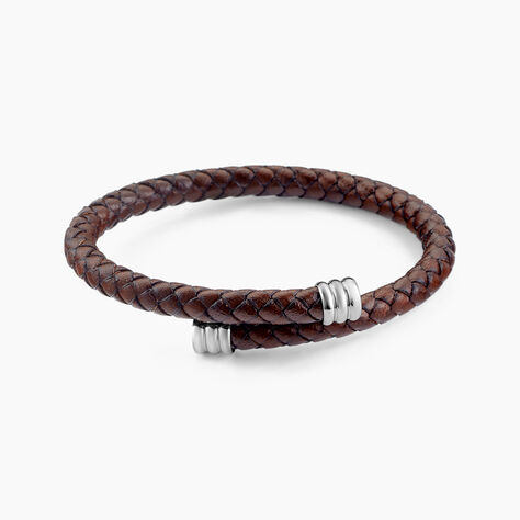 Bracelet Cuir De Vache Marron - Bracelets Cuir Homme | Histoire d&rsquo;Or