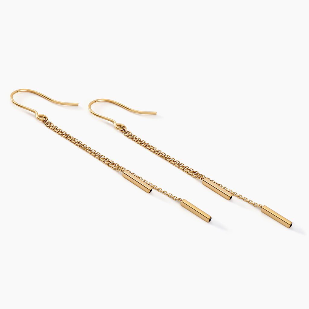 Boucles D'oreilles Pendantes Rain Or Jaune - Boucles d'oreilles pendantes Femme | Histoire d’Or
