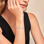 Bracelet Maille Nohane Argent Blanc - Bracelets cha&icirc;ne Femme | Histoire d&rsquo;Or