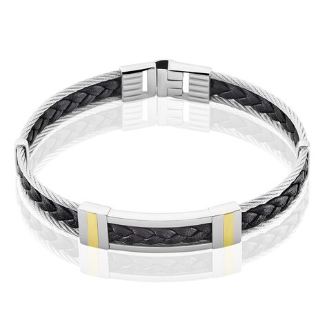 Bracelet Aichatou Or Acier Blanc - Bracelets Homme | Histoire d’Or