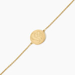 Bracelet Cobeia Maille Forcat Argent Dor&eacute; A L'Or 750/1000 - F&ecirc;te des m&egrave;res Femme | Histoire d&rsquo;Or