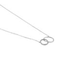 Collier Or Blanc Nesrine Oxydes - Colliers Femme | Histoire d&rsquo;Or