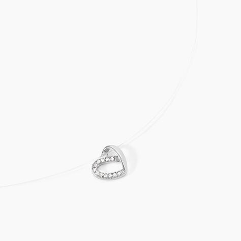 Collier Amiliana Argent Blanc Oxyde De Zirconium - Nouveautés Femme | Histoire d’Or