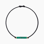 Bracelet Irving Or Jaune Malachite - Bracelets cordon Unisex | Histoire d&rsquo;Or