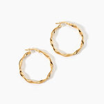 Cr&eacute;oles Falbala Or Jaune - Boucles d'oreilles cr&eacute;oles Femme | Histoire d&rsquo;Or