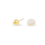 Boucles D'oreilles Puces Fidelia Boule Or Jaune - Clous d'oreilles Femme | Histoire d&rsquo;Or