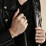 Chevali&egrave;re Argent Blanc Djulian Email - Chevali&egrave;res Homme | Histoire d&rsquo;Or