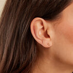 Boucles D'oreilles Puces Timofei Or Jaune Oxyde De Zirconium - Clous d'oreilles Femme | Histoire d&rsquo;Or