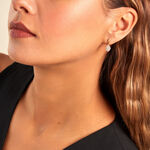 Boucles D'oreilles Collection Icone Or Jaune Diamant Synth&eacute;tique - Boucles d'oreilles pendantes Femme | Histoire d&rsquo;Or