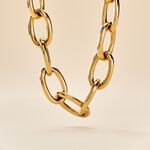 Collier Hennie Acier Dor&eacute; - Colliers fantaisie Femme | Histoire d&rsquo;Or