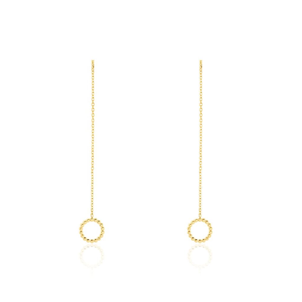 Boucles D'oreilles Pendantes Albya Or Jaune - Boucles d'oreilles pendantes Femme | Histoire d’Or