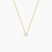 Collier Oliviane Argent Jaune Oxyde De Zirconium