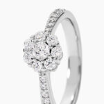 Bague Firmin Argent Blanc Oxyde De Zirconium - Bagues avec pierre Femme | Histoire d&rsquo;Or