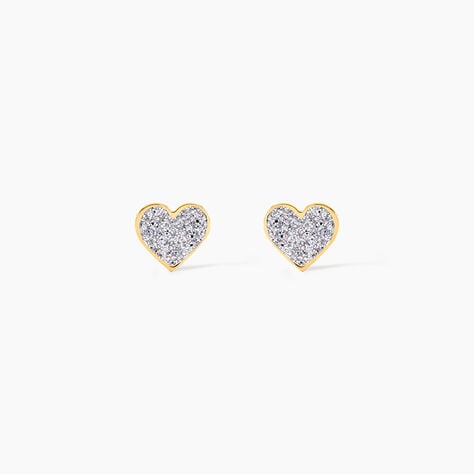 Boucles D'oreilles Puces Marta Or Jaune - Clous d'oreilles Femme | Histoire d&rsquo;Or