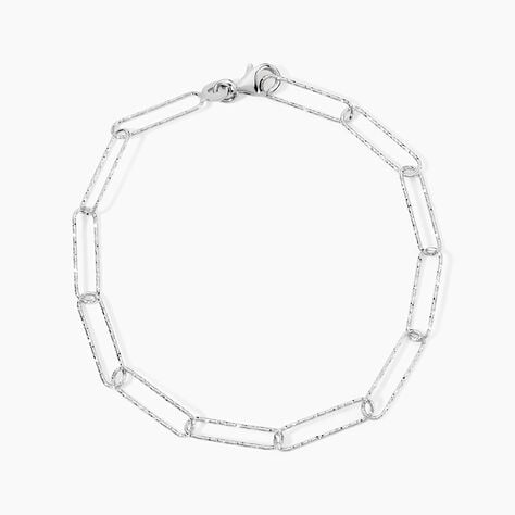 Bracelet Hekla Argent Blanc - Bracelets chaîne Femme | Histoire d’Or