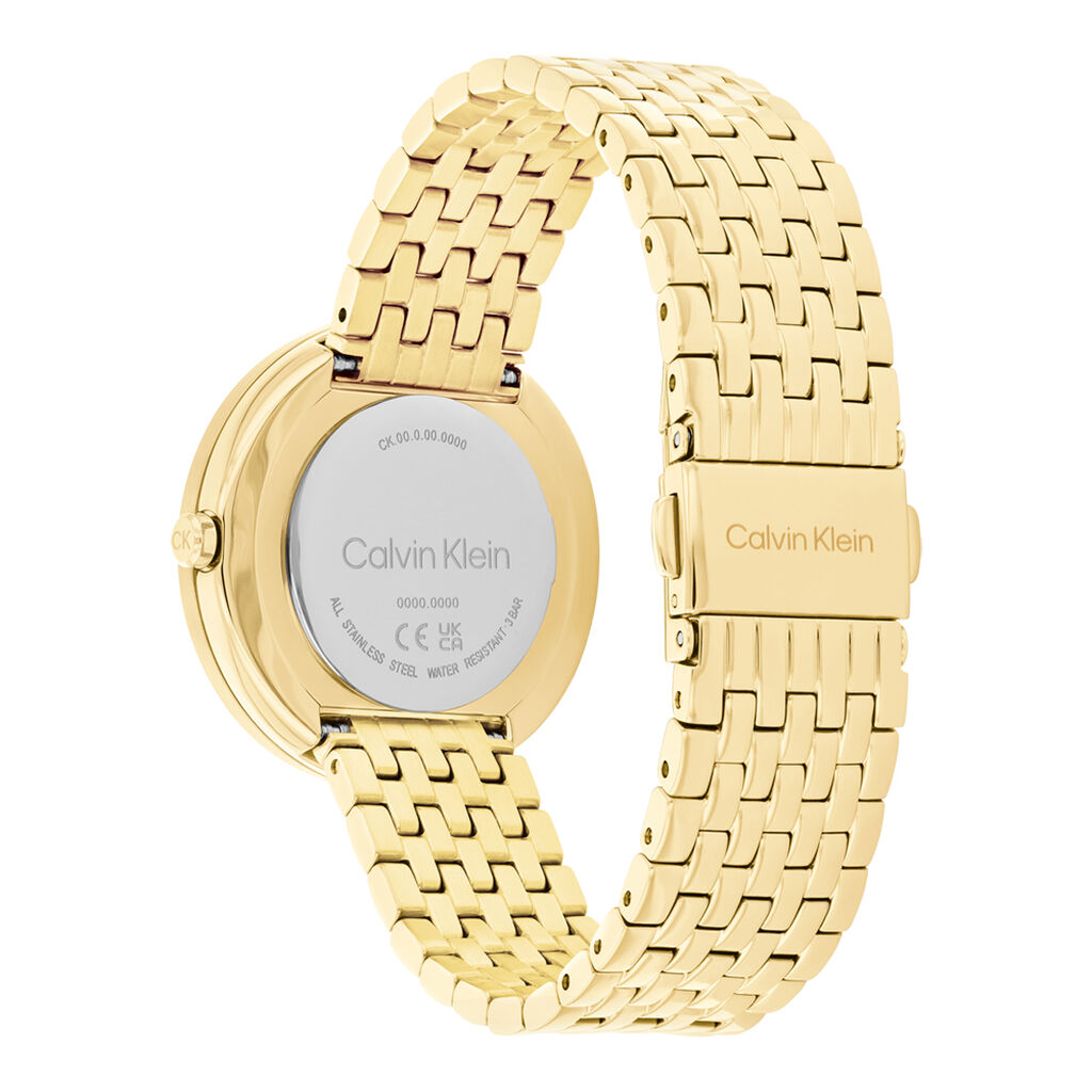Montre Calvin Klein Twisted Bezel Vert - Montres Femme | Histoire d&rsquo;Or