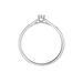 Bague Solitaire Athena Or Blanc Diamant - Bagues solitaires Femme | Histoire d’Or