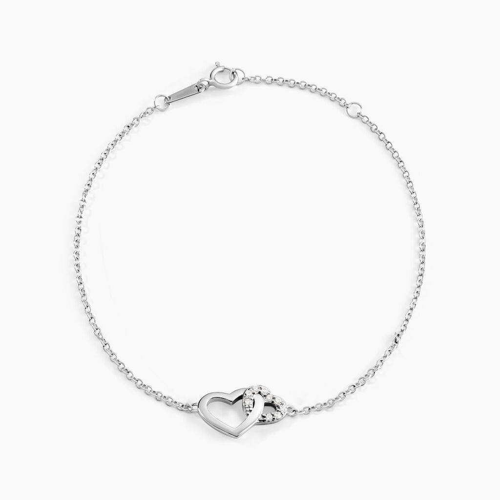 Bracelet Azylis Argent Blanc Oxyde De Zirconium - Bracelets Femme | Histoire d&rsquo;Or