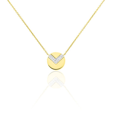 Collier Ruby Or Jaune Diamant - Colliers Femme | Histoire d&rsquo;Or