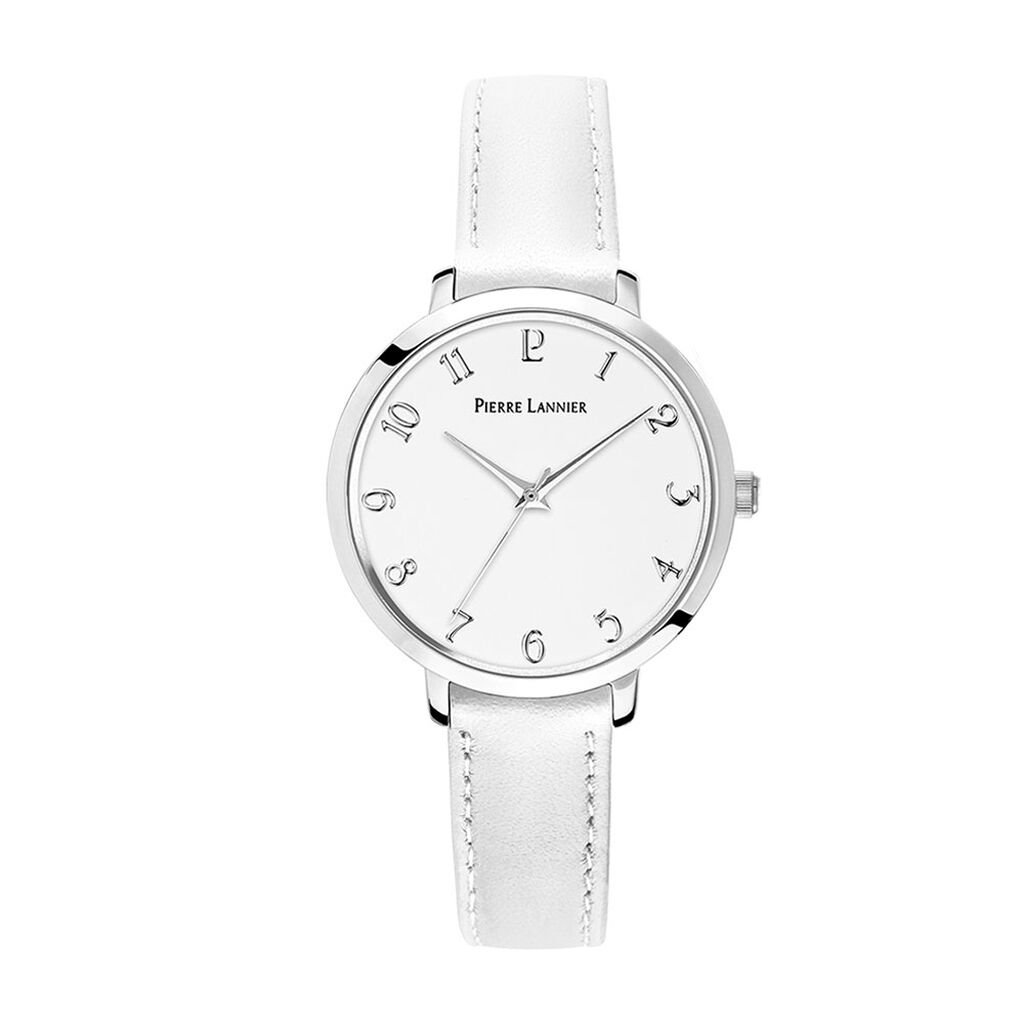 Montre Pierre Lannier Chouquette Blanc - Montres Femme | Histoire d’Or