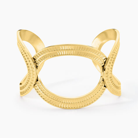 Bracelet Jonc Agostino Acier Jaune - Bracelets Femme | Histoire d&rsquo;Or